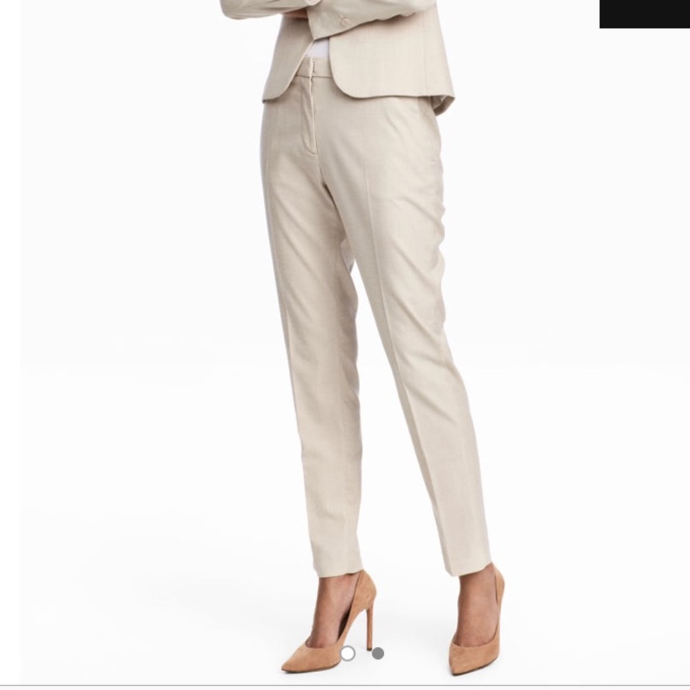 NWOT H&M Cream Pants